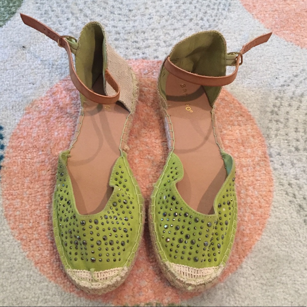 Bamboo size 10 espadrille flats